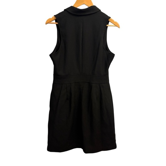 XOXO Women’s Black Sleeveless Mini Dress with Zip Detail Size L Y2K Casual - Picture 2 of 12